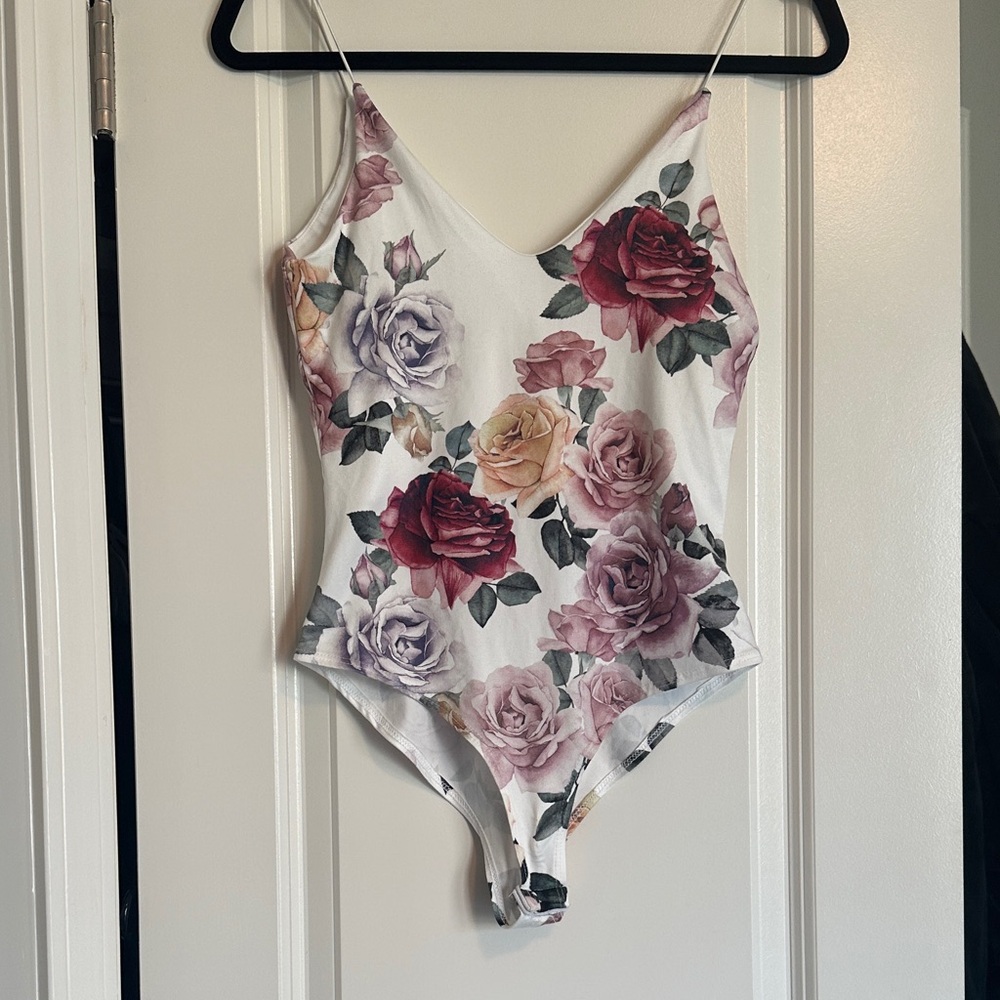 Floral Print bodysuit